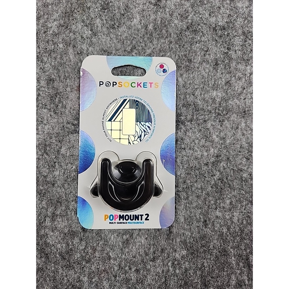 PopSockets Popmount 2 Multi Surface Phone Mount Clip Holder‎ PopSockets Black